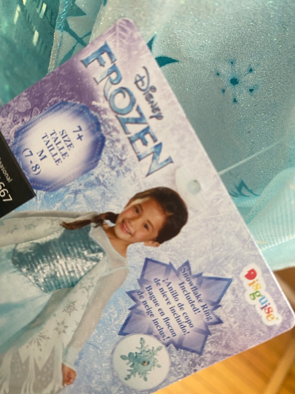 Disney Light Blue Princess Ice Queen Costume Dress - Picture 5 of 6